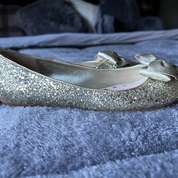 Miu Miu gold ballet flats, size 38 - Picture 3 of 5